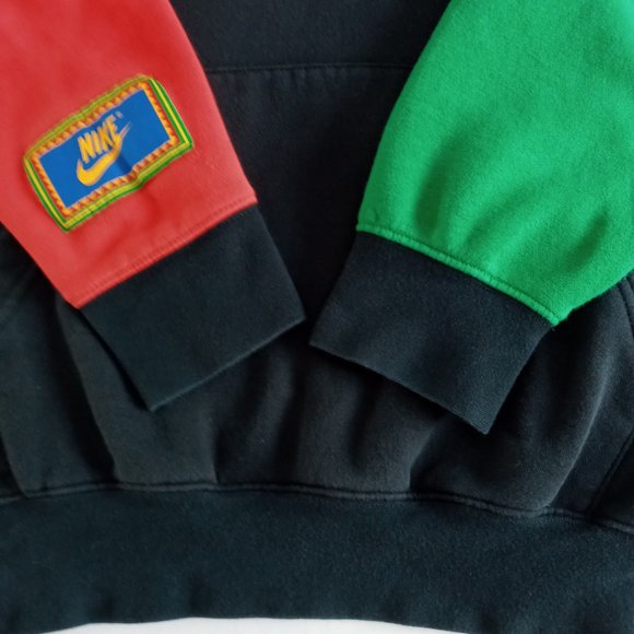 Nike Gel Playground Hoodie Air Raid Peace Urban Jungle black oversized hoodie sm - Picture 7 of 9